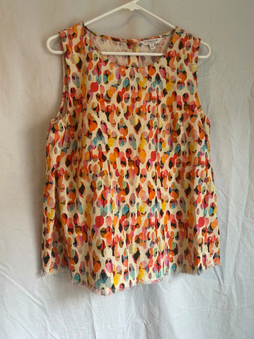 NWOT Liverpool - Size M (fits like a PETITE) - colorful, sleeveless
